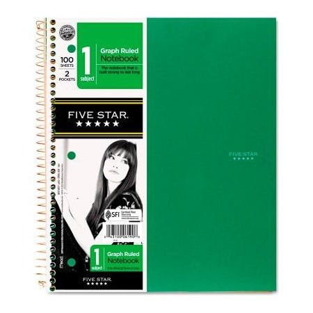 Mead Products Five Star Wirebound Notebooks 06190, 8-1/2" x 11", 100 Sheets/Pad, 1 Pad/Pack 6190